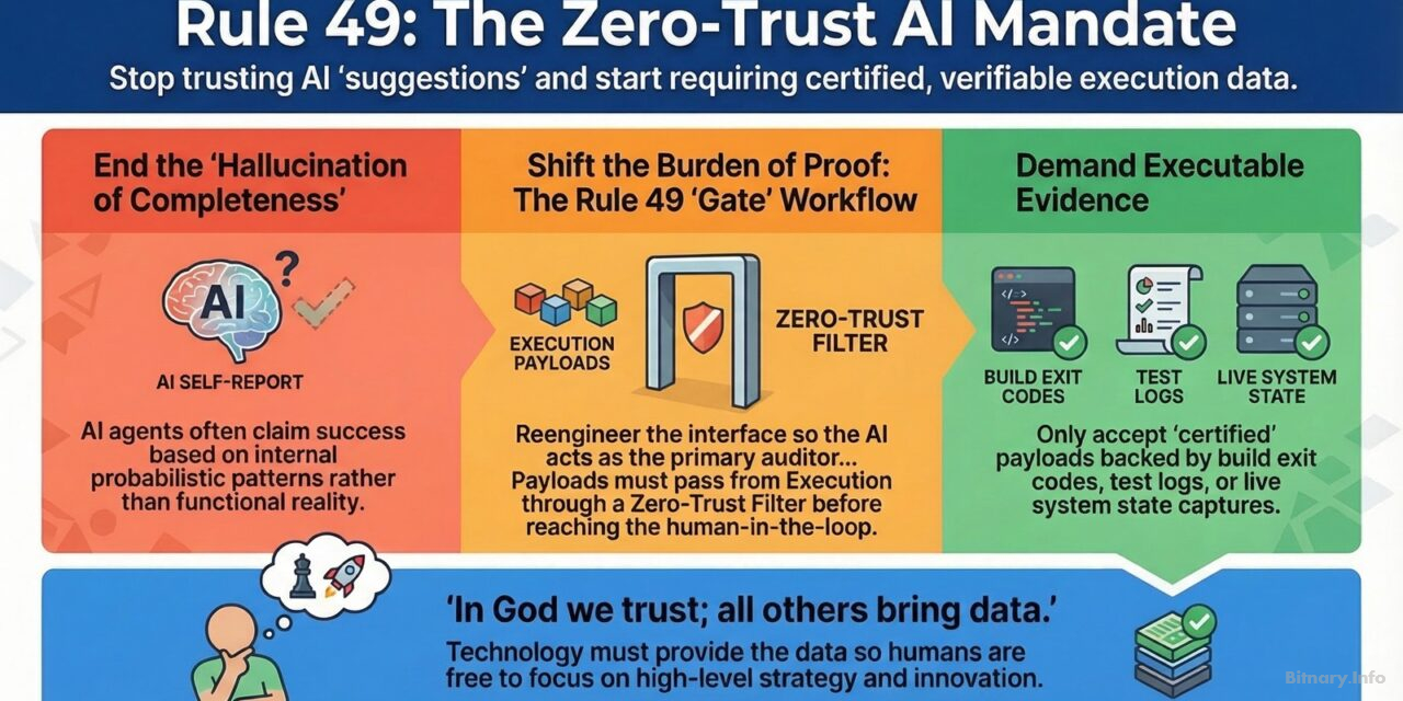 Rule 49: Zero-Trust AI Mandate