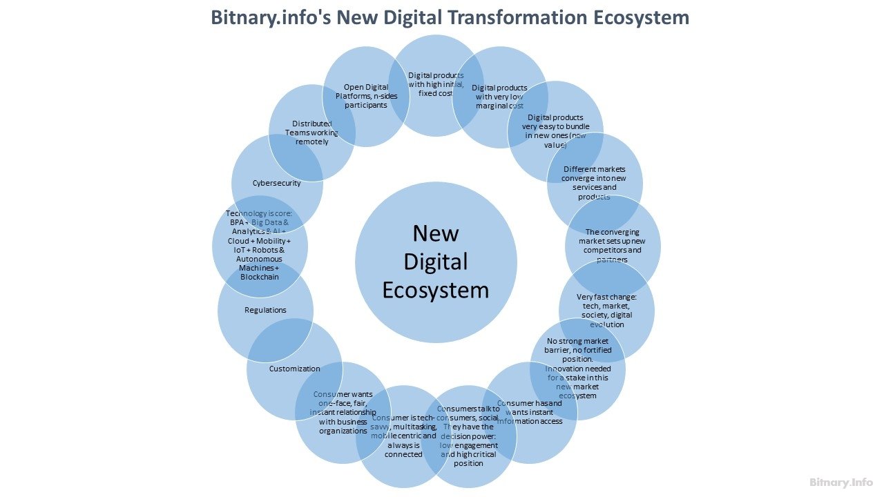 New Digital Transformation Ecosystem - characteristics